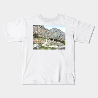 Ruins of Delphi Kids T-Shirt